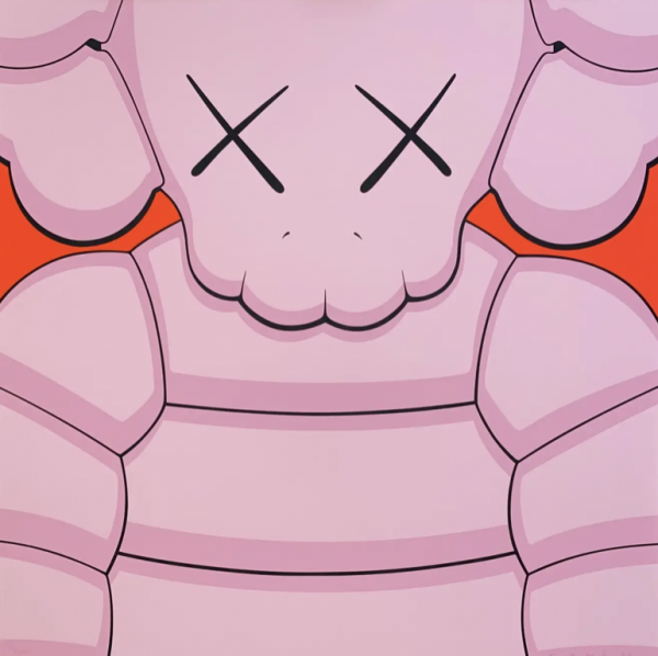 buy kaws what party light pink online