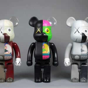 Bearbrick Kaws Dissected 1000. Buy Bearbrick Kaws Dissected 1000% Black, Grey and Red Colors for sale - Kaws Companion Art